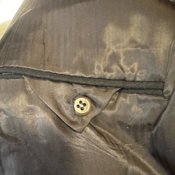 Loro Piana Nordstrom Cashmere Sport Coat Blazer Mens 43 100% Cashmere Black - Picture 8 of 13